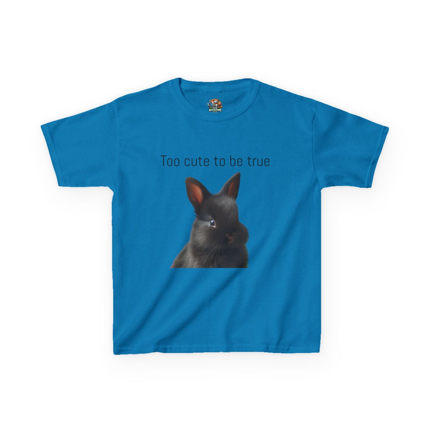 bunny too cute to be true T-shirt