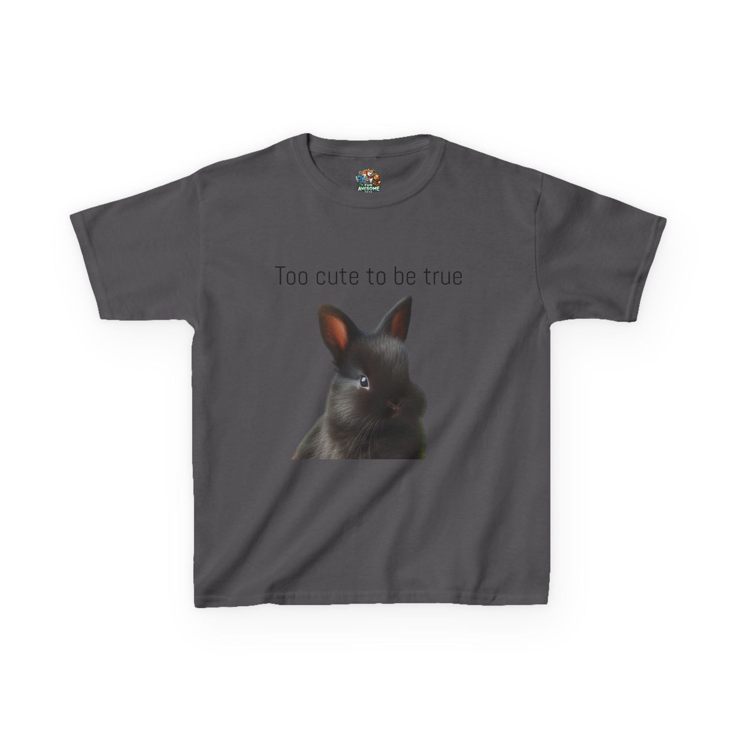 bunny too cute to be true T-shirt