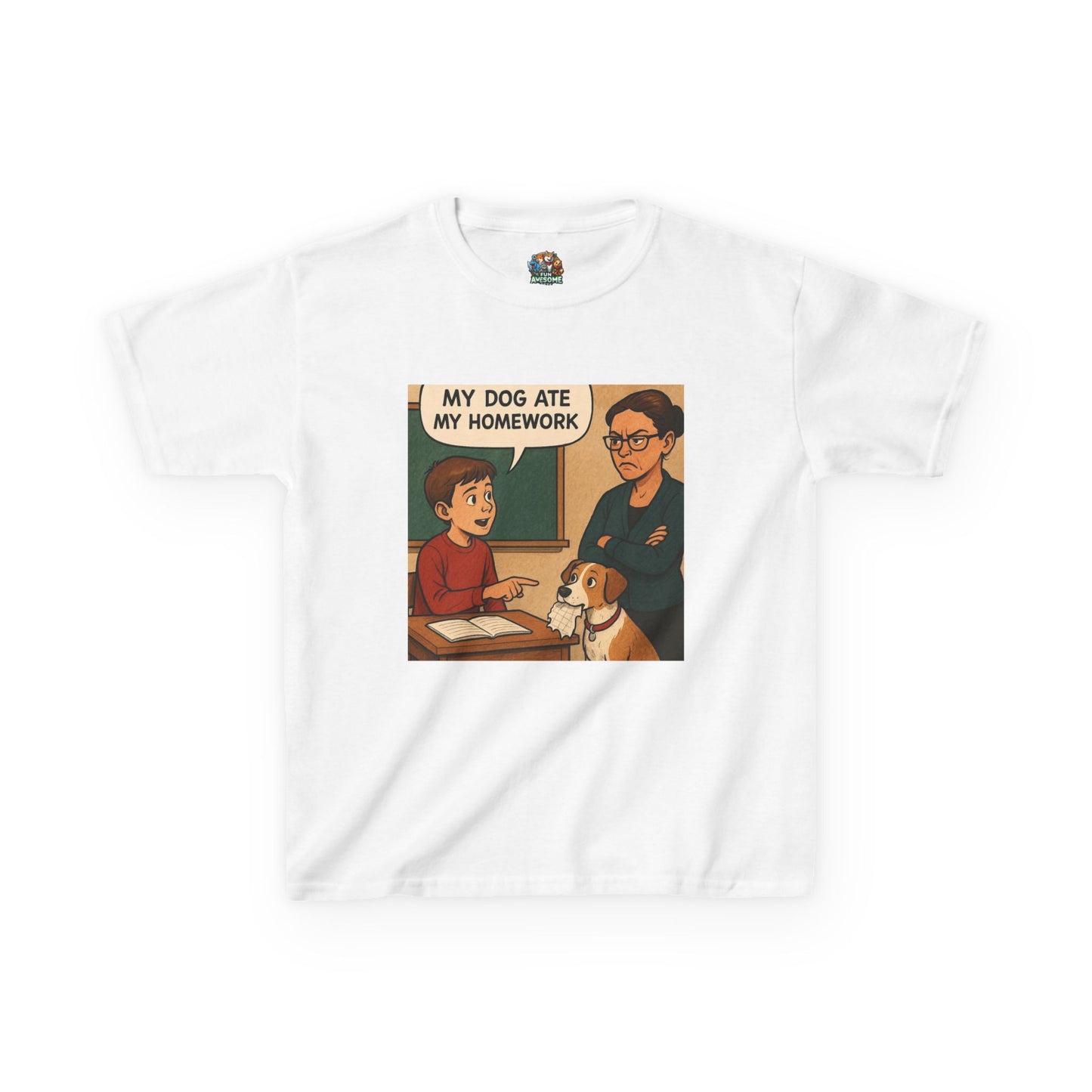 My dog ate my homework tee