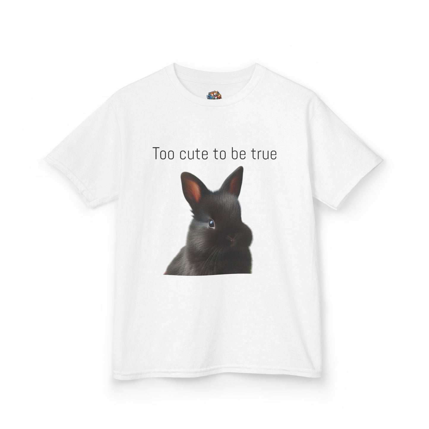 bunny too cute to be true T-shirt